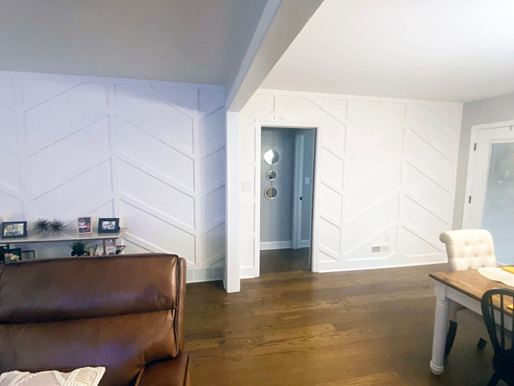 2004carpentry Kentucky accent wall 2