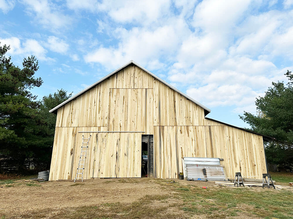 2004 Carpentry Lexington KY Home Renovations barn siding and door 2