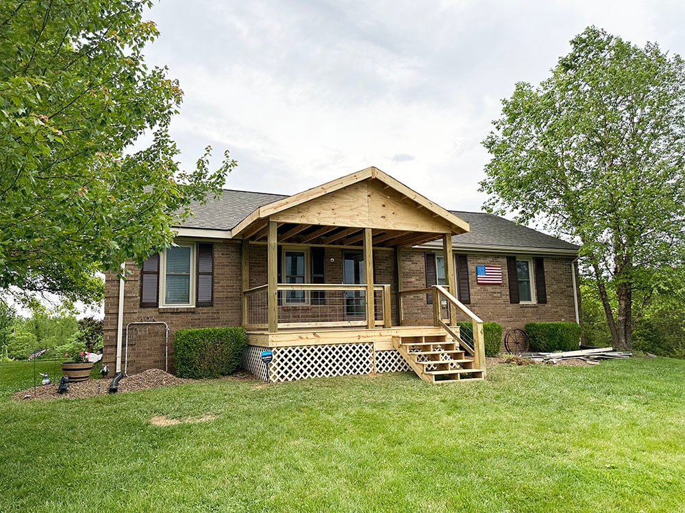 2004 Carpentry Lexington KY Home Renovations stewart porch 3